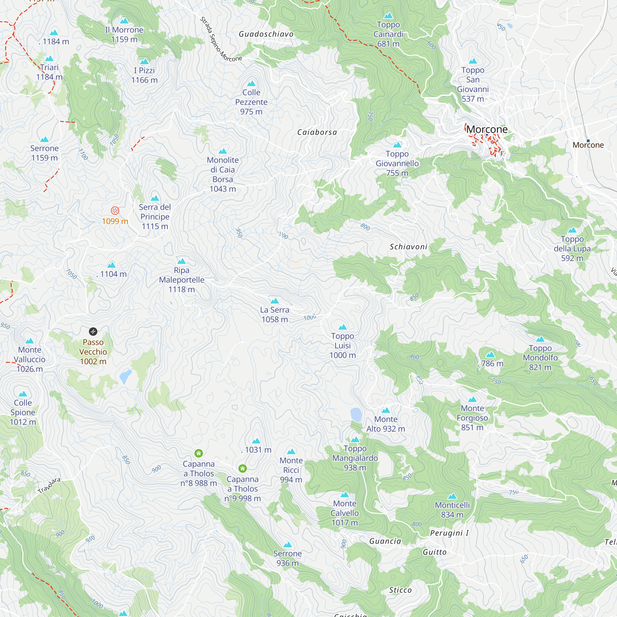 Capanna a Tholos n°2 map