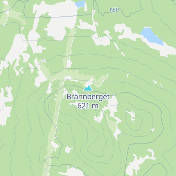 Map of Brännberget