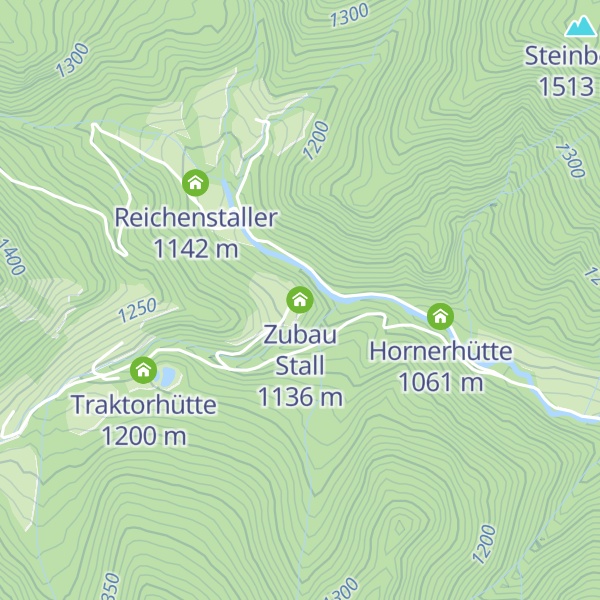 Map of Zubau Stall