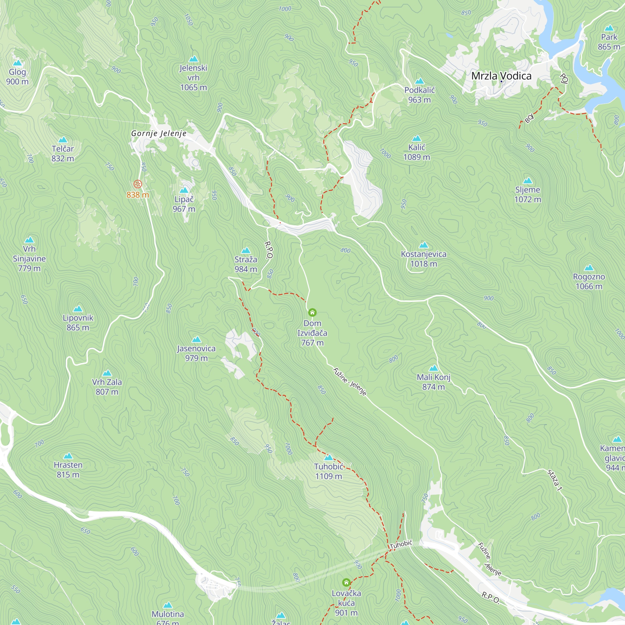 Dom Izviđača map