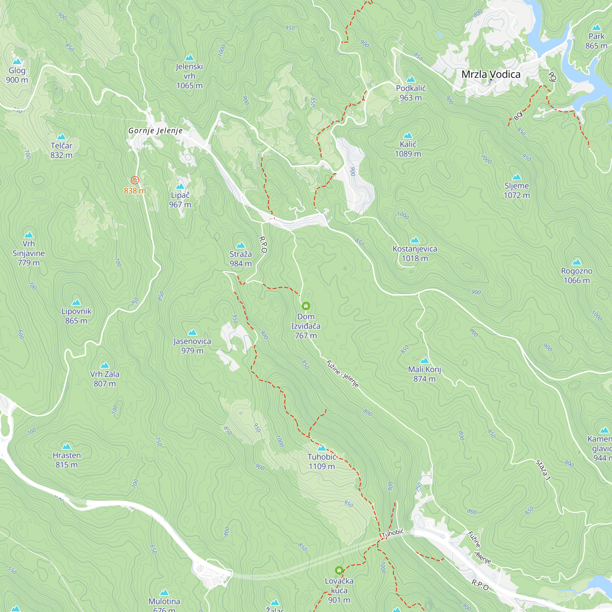 Dom Izviđača map