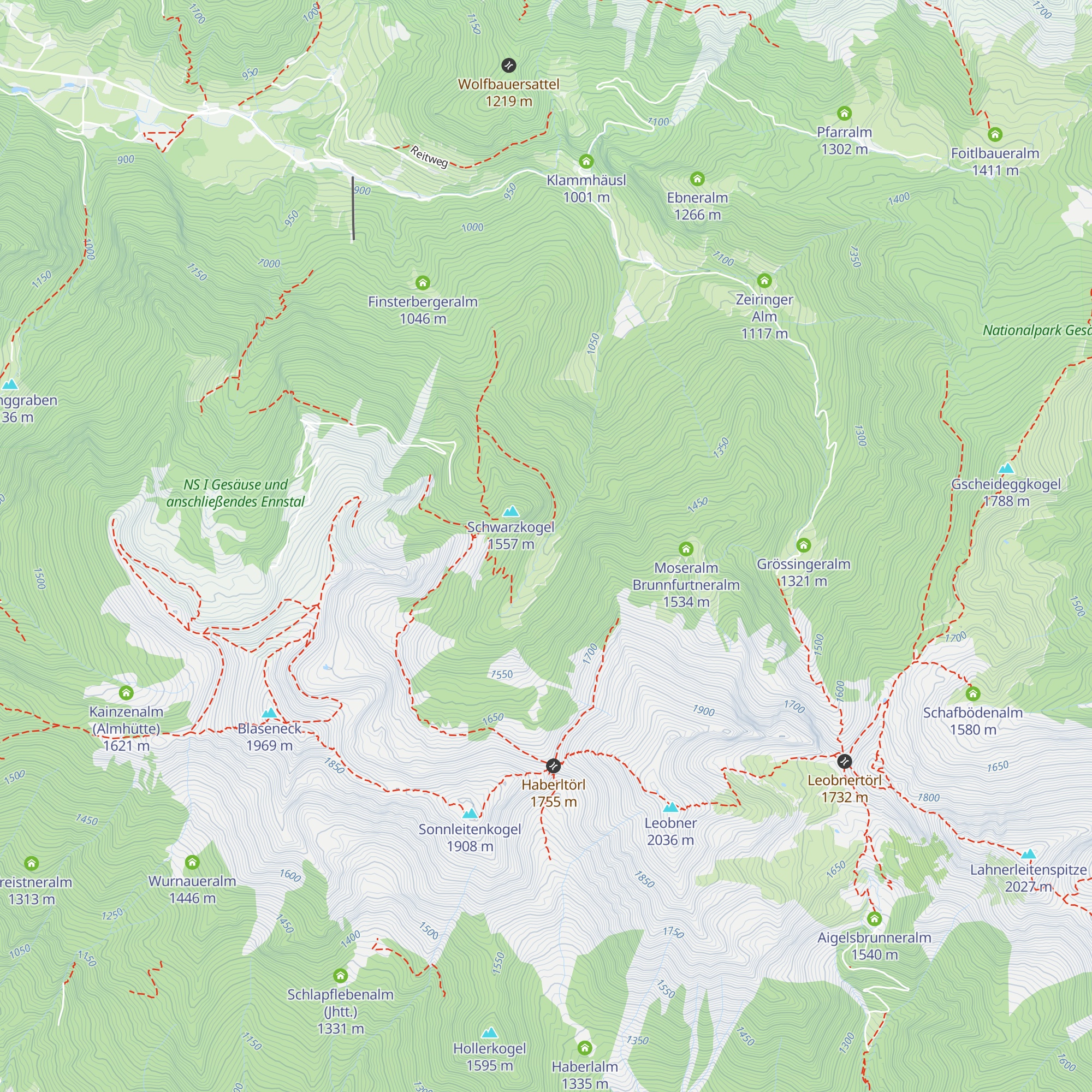 Ploden (Alm) map