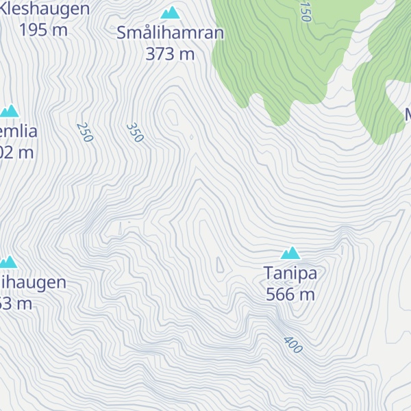 Map of Finnsæterkollen