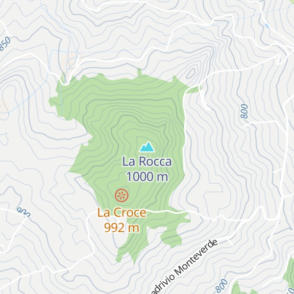 Map of La Rocca
