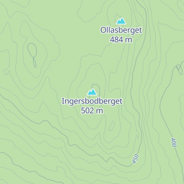 Map of Ingersbodberget