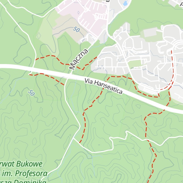 Map of Śmiłowska Górka
