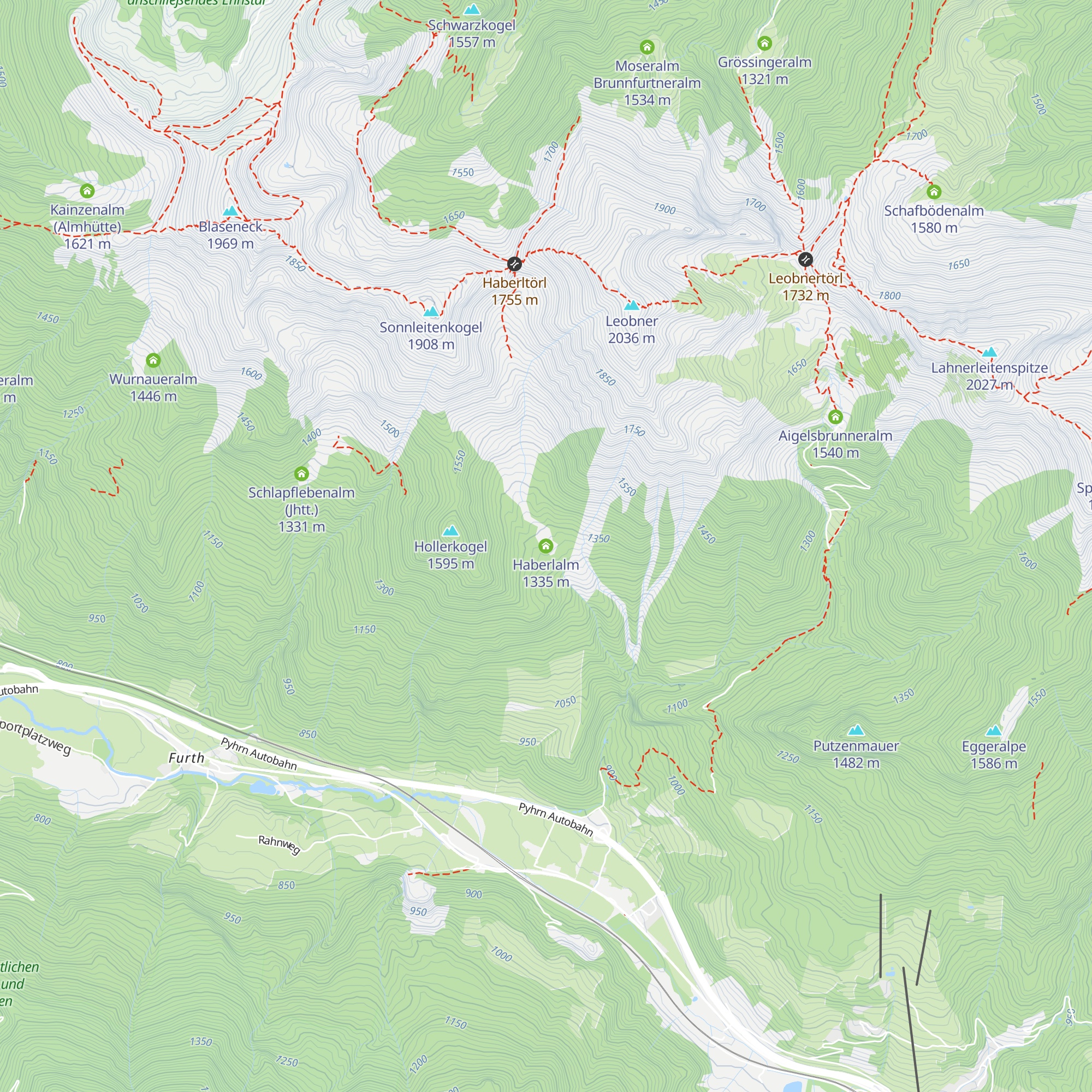Haberlalm map