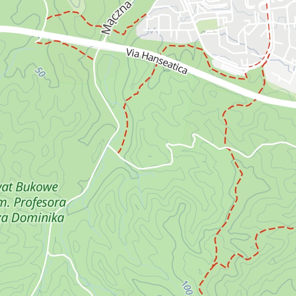 Map of Chojna