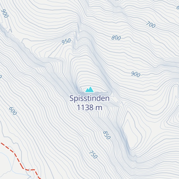 Map of Spisstinden