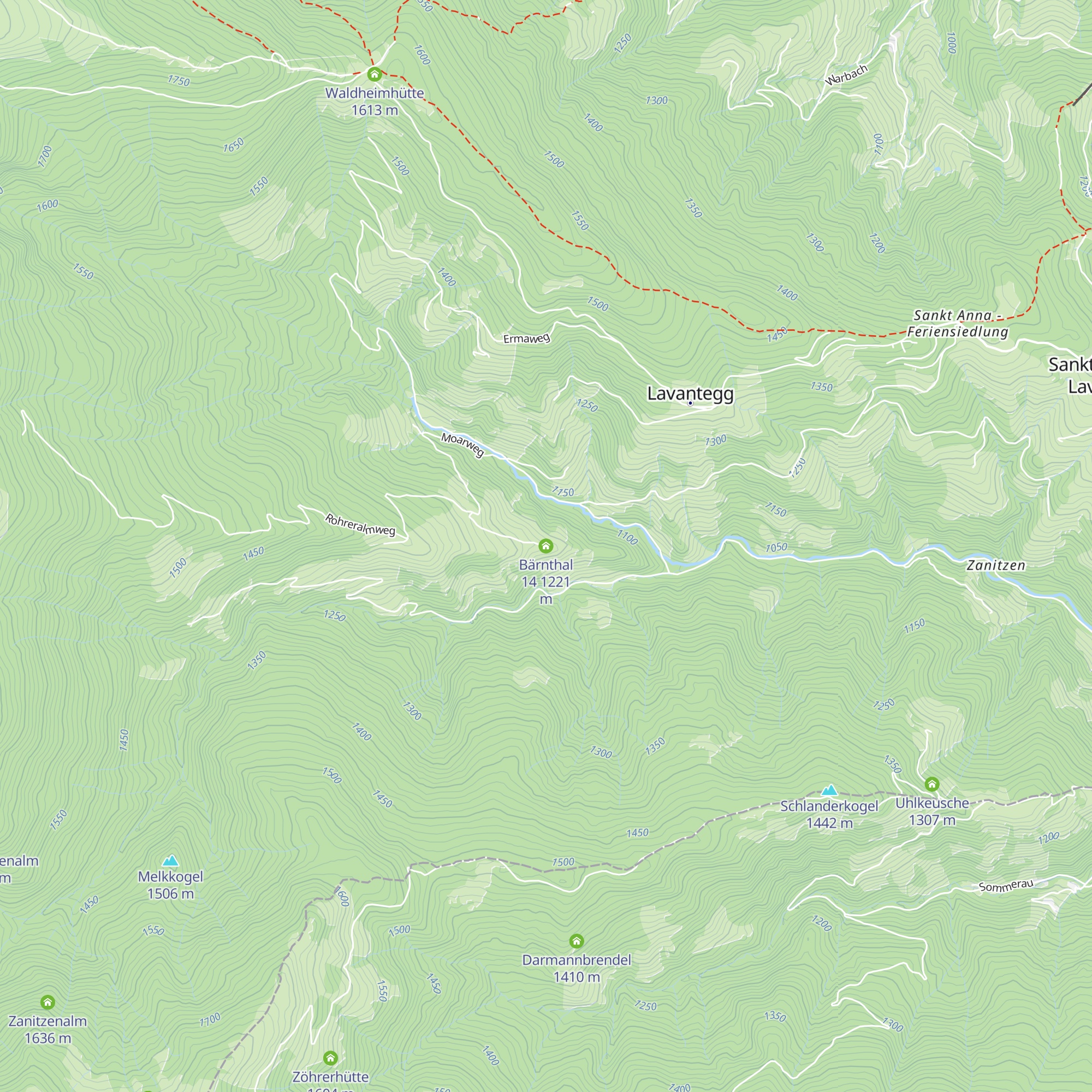 Bärnthal 14 map
