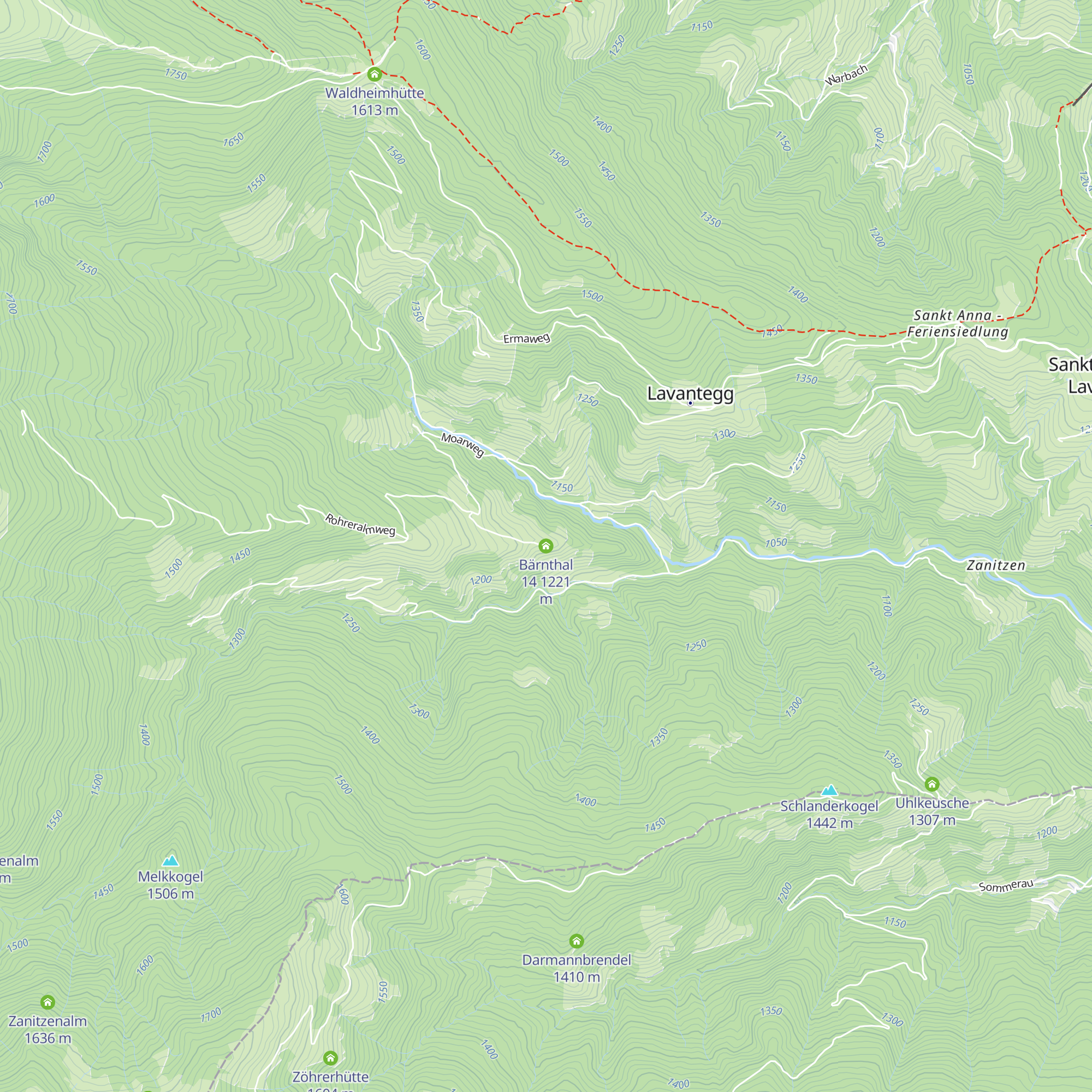 Bärnthal 14 map