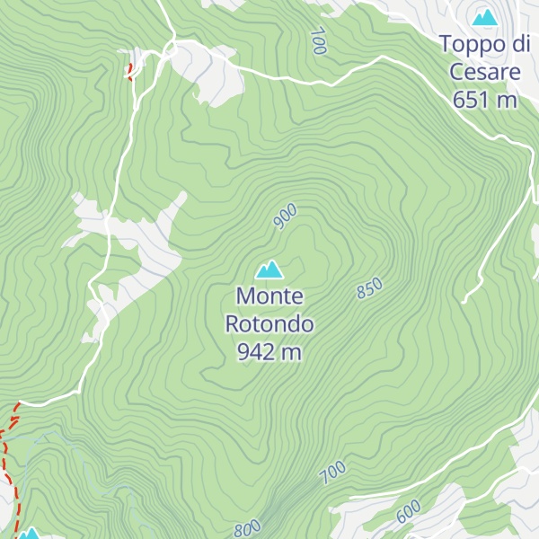 Map of Monte Rotondo