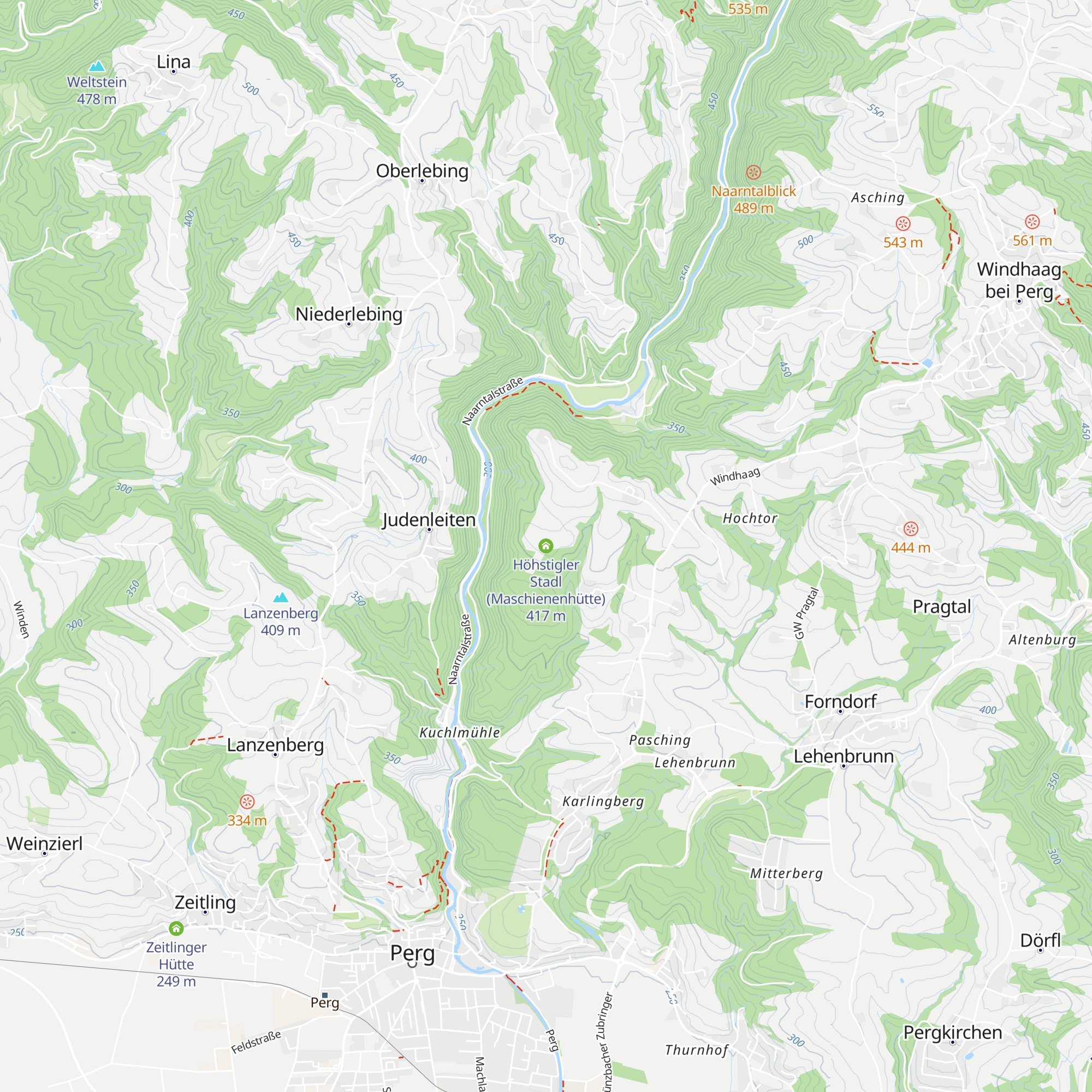 Höhstigler Stadl (Maschienenhütte) map