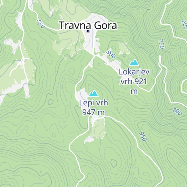 Map of Lepi vrh
