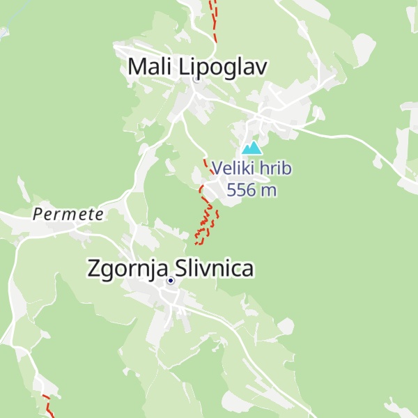 Map of Mali boršt