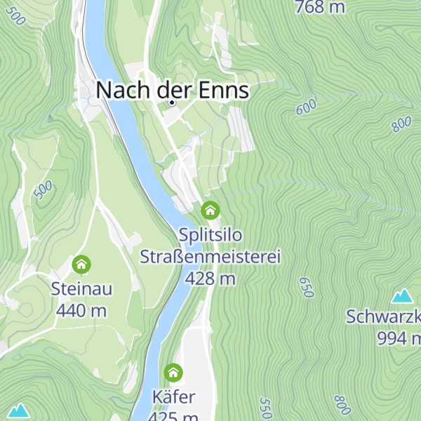 Map of Splitsilo Straßenmeisterei
