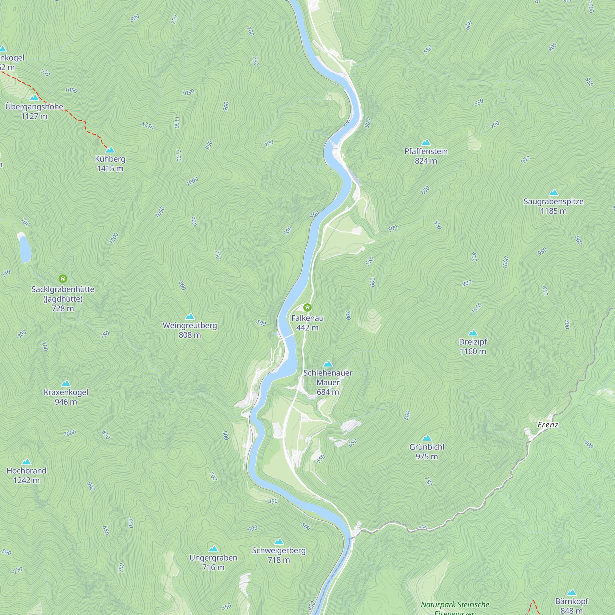 Falkenau map