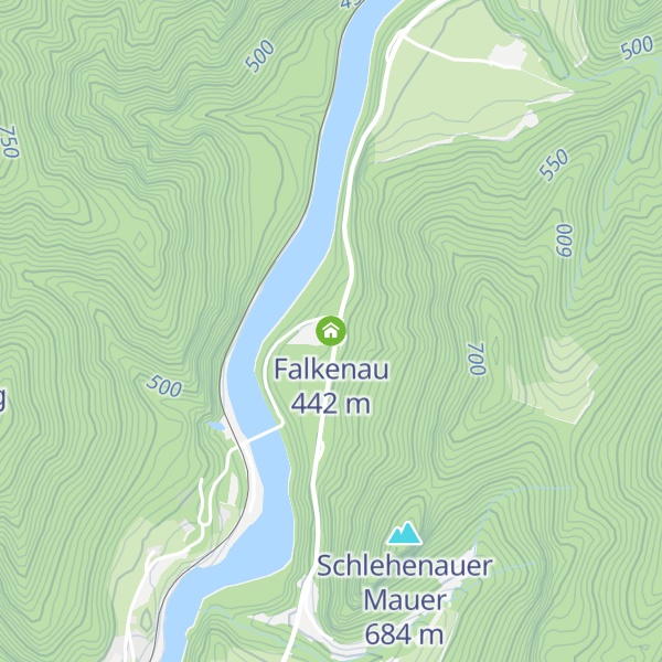 Map of Falkenau