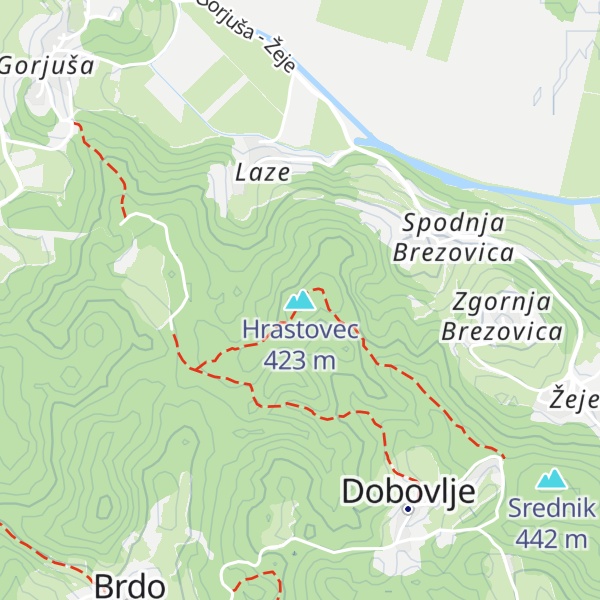 Map of Hrastovec