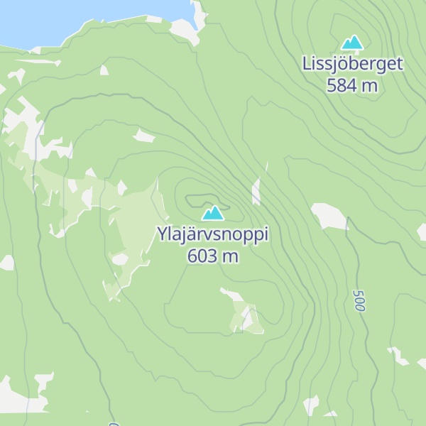Map of Ylajärvsnoppi