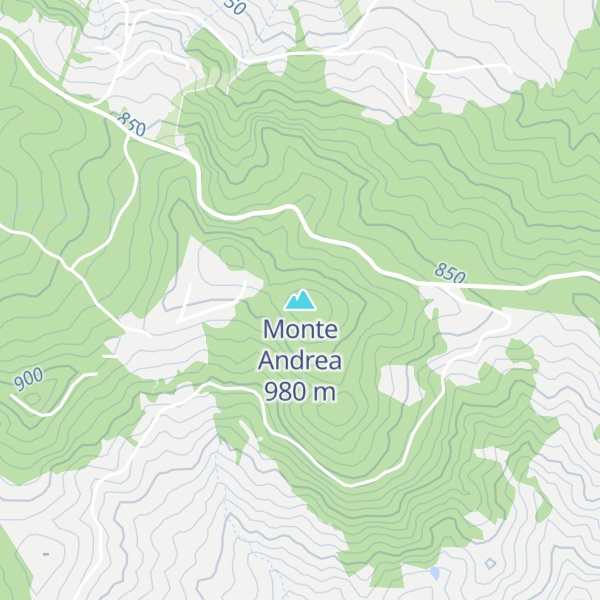 Map of Monte Andrea