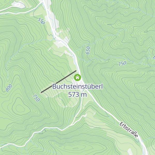 Map of Buchsteinstüberl