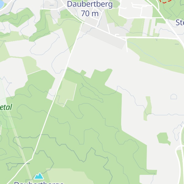 Map of Streichwitzer Höhen