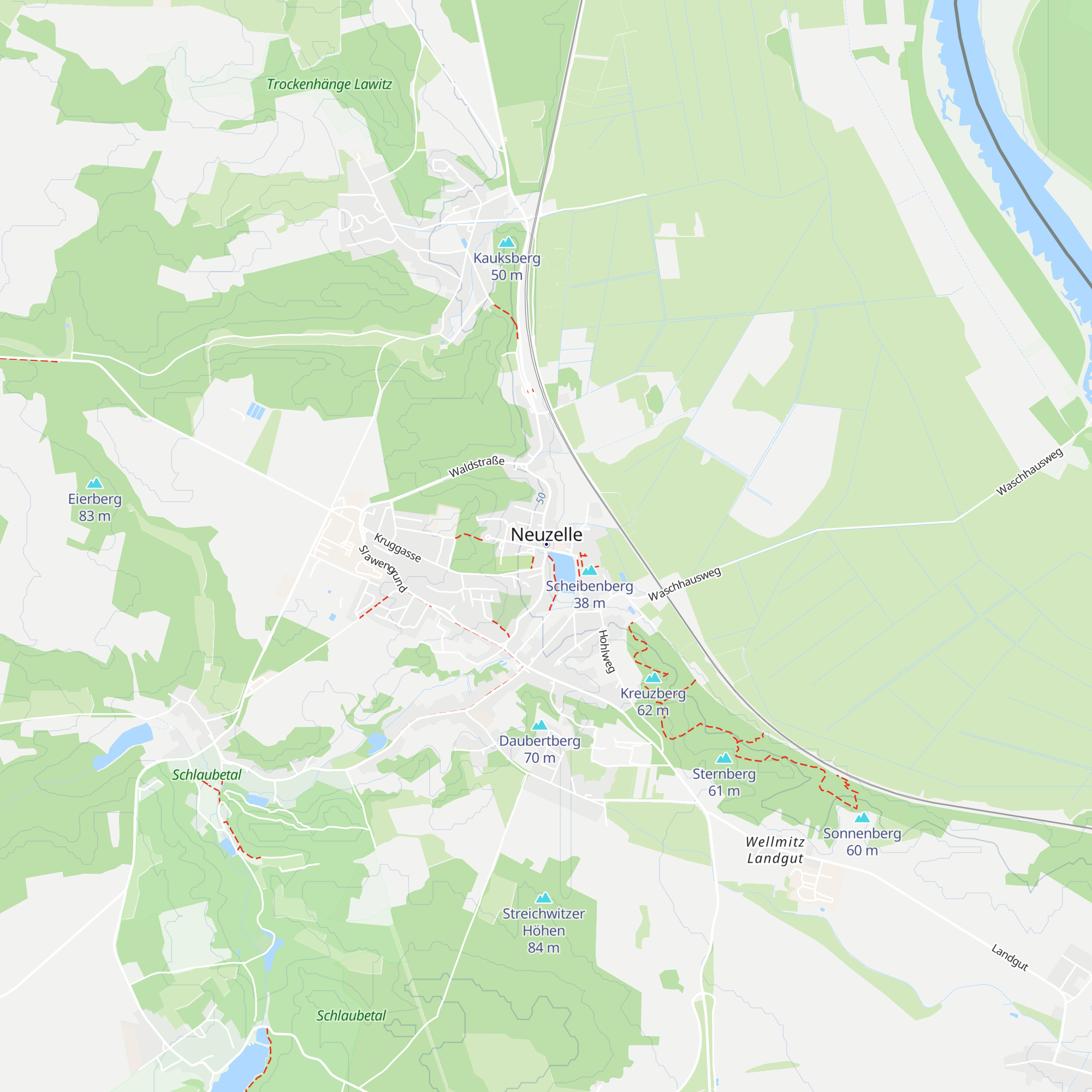 Besucherinformation Amt Neuzelle map