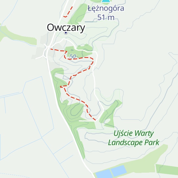 Map of Grodzisko Owczary