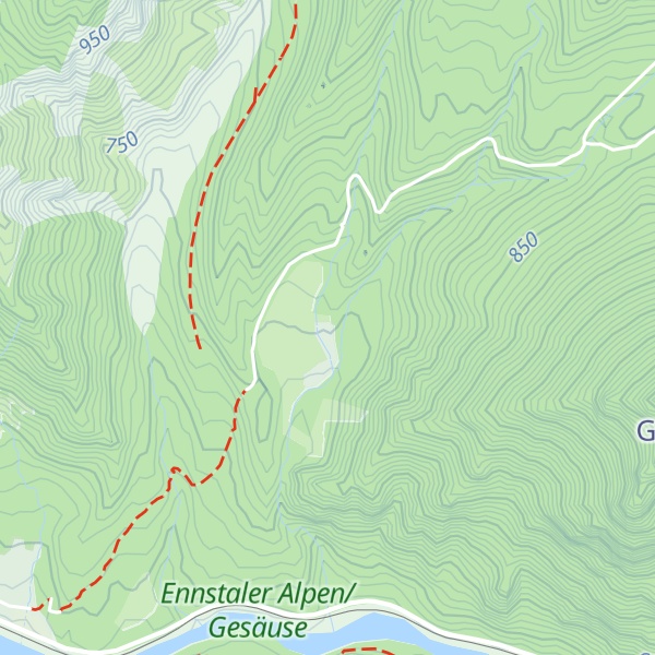 Map of Kroisn Alm