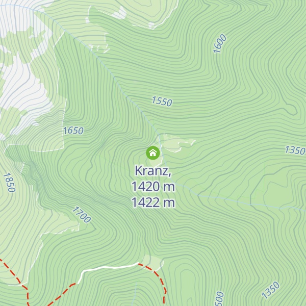 Map of Kranz, 1420 m