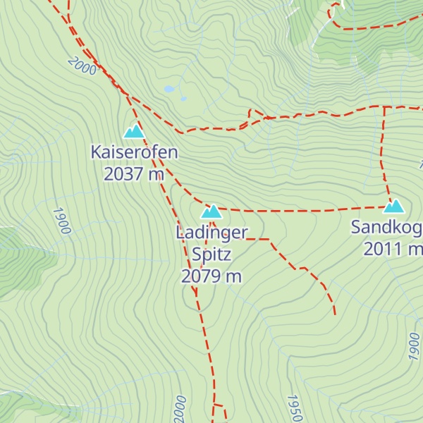 Map of Ladinger Spitz