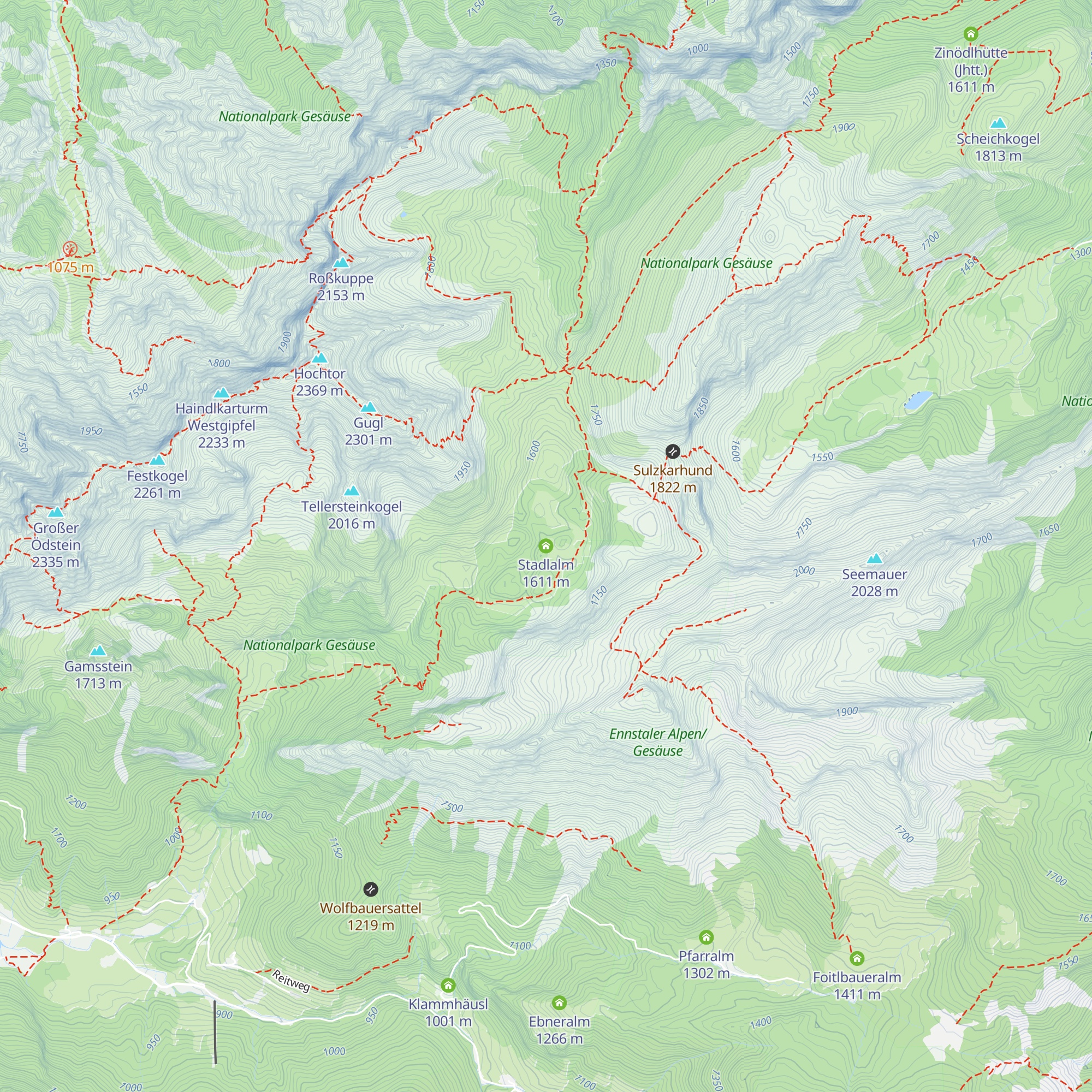 Stadlalm map