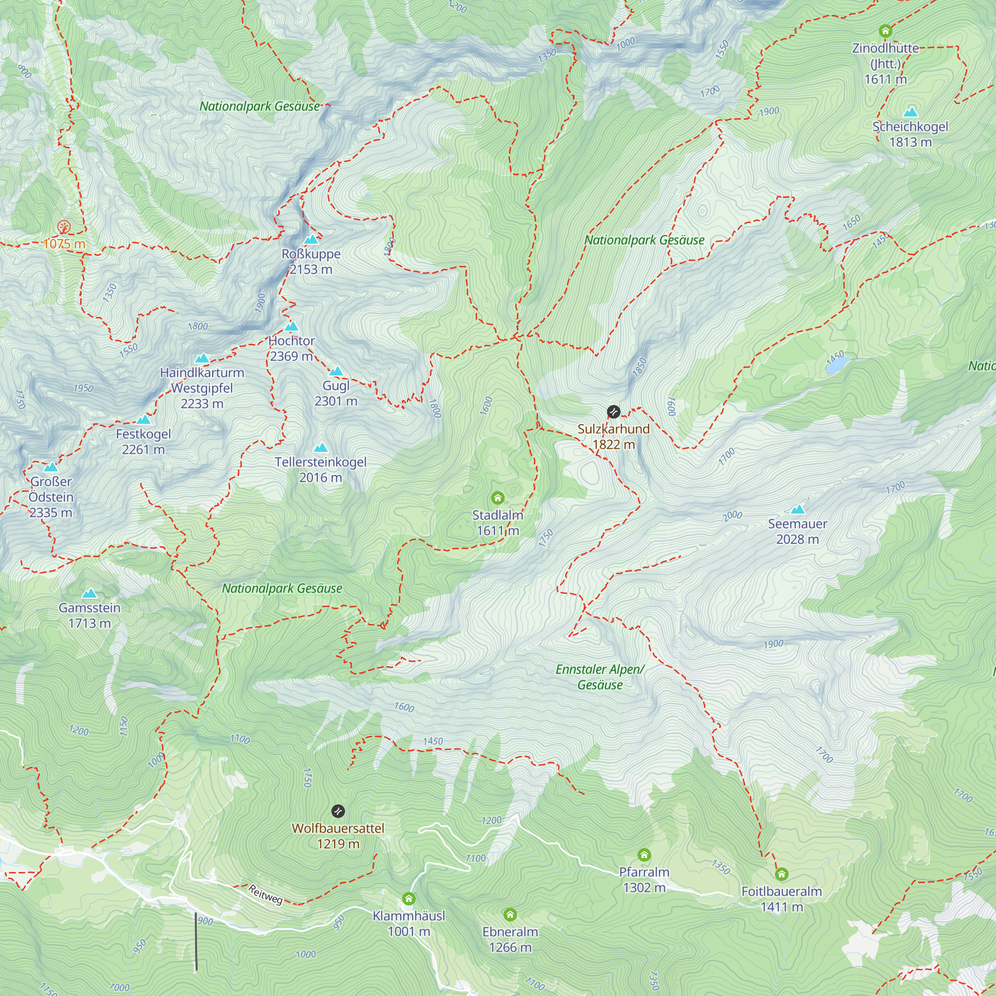 Stadlalm map