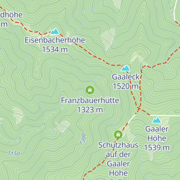 Map of Franzbauerhütte