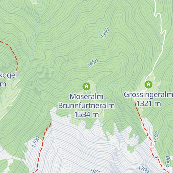 Map of Moseralm Brunnfurtneralm