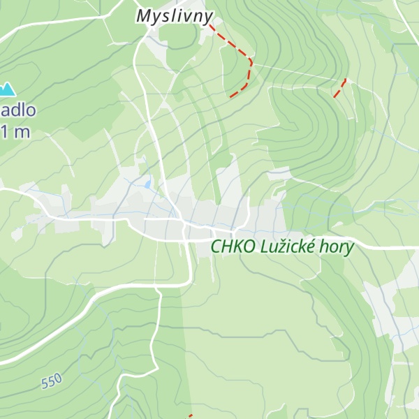 Map of Petrova bouda