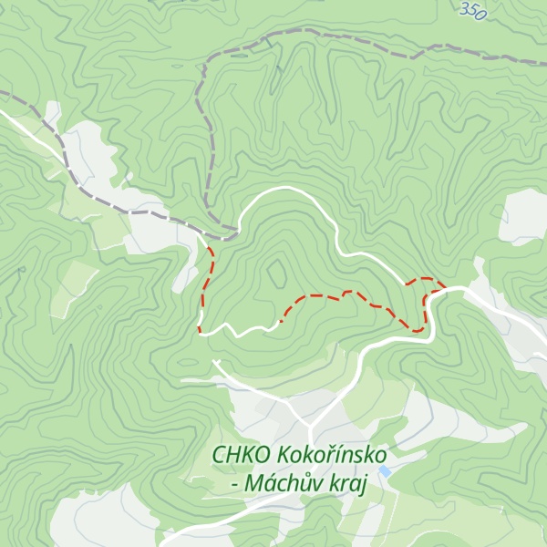 Map of Vrátenská hora