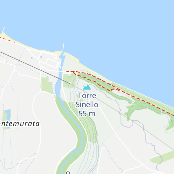 Map of Torre Sinello