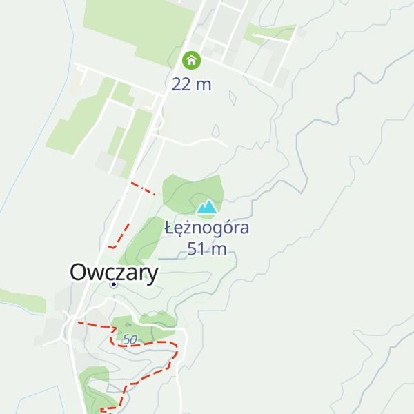 Map of Łężnogóra