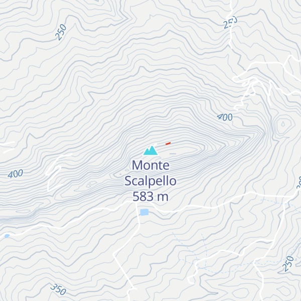 Map of Monte Scalpello
