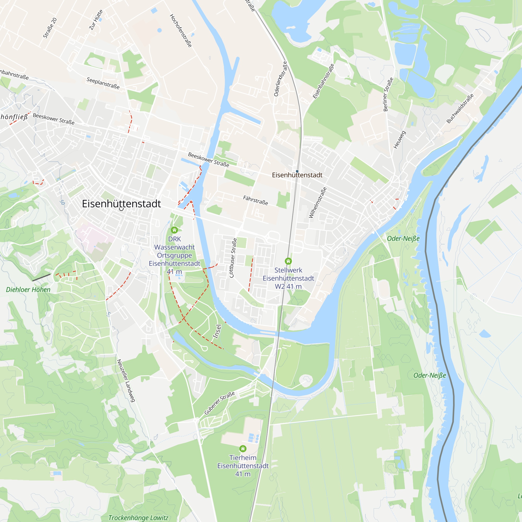 1. Radsport-und Laufverein Eisenhüttenstadt 02 e.V. map
