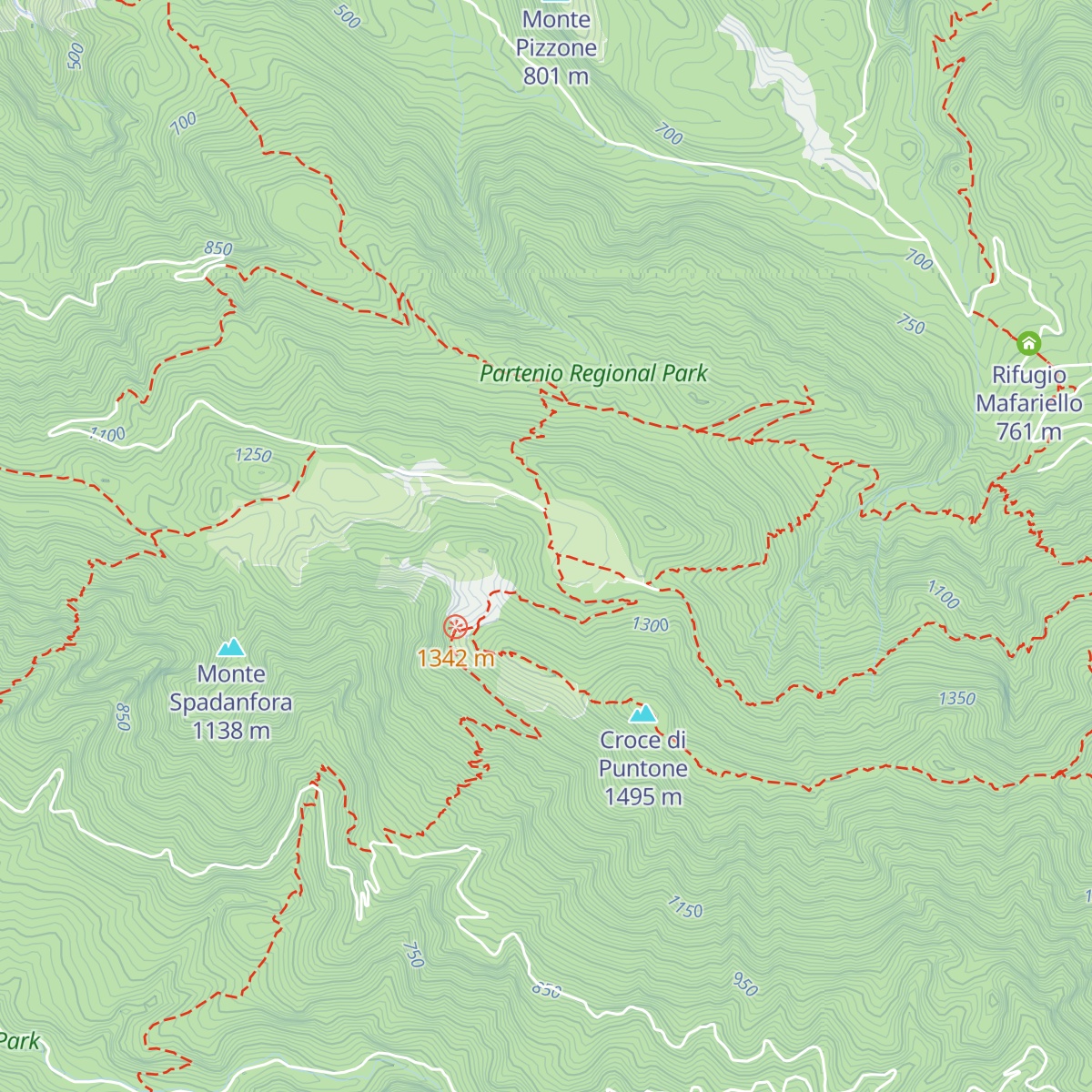 Rifugio Lauro map