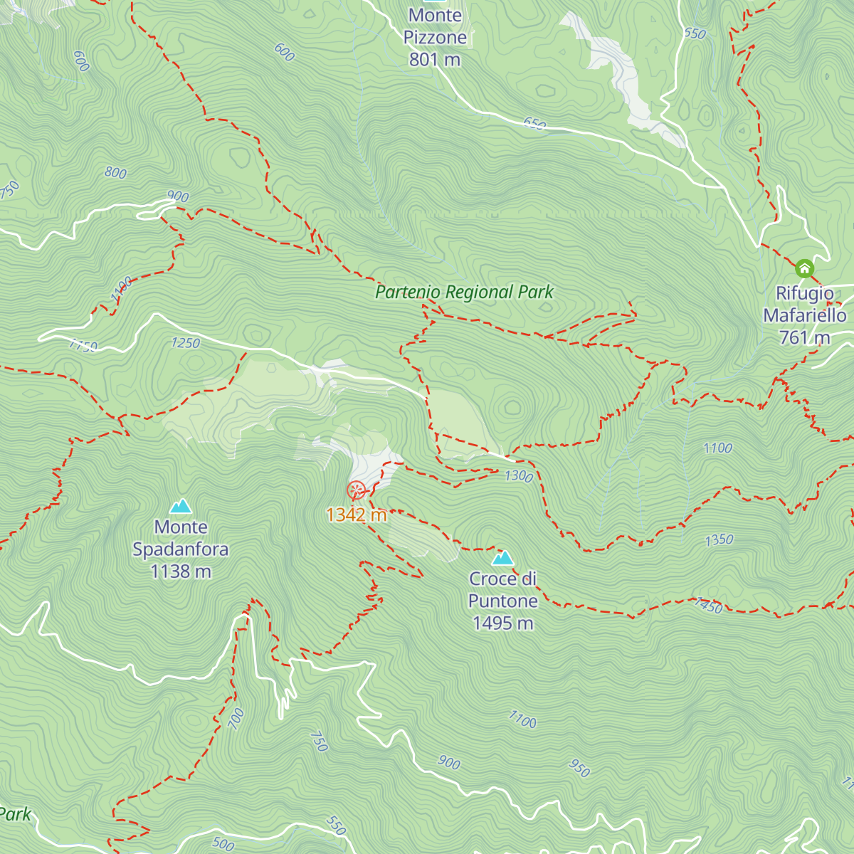 Rifugio Lauro map