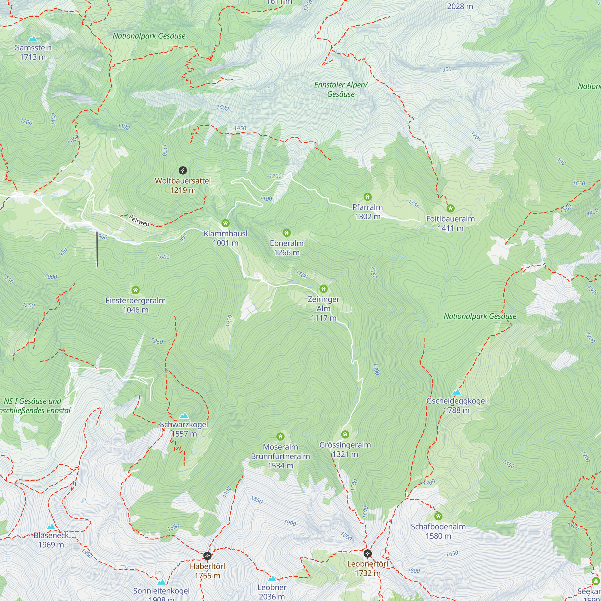 Ebnerhube map