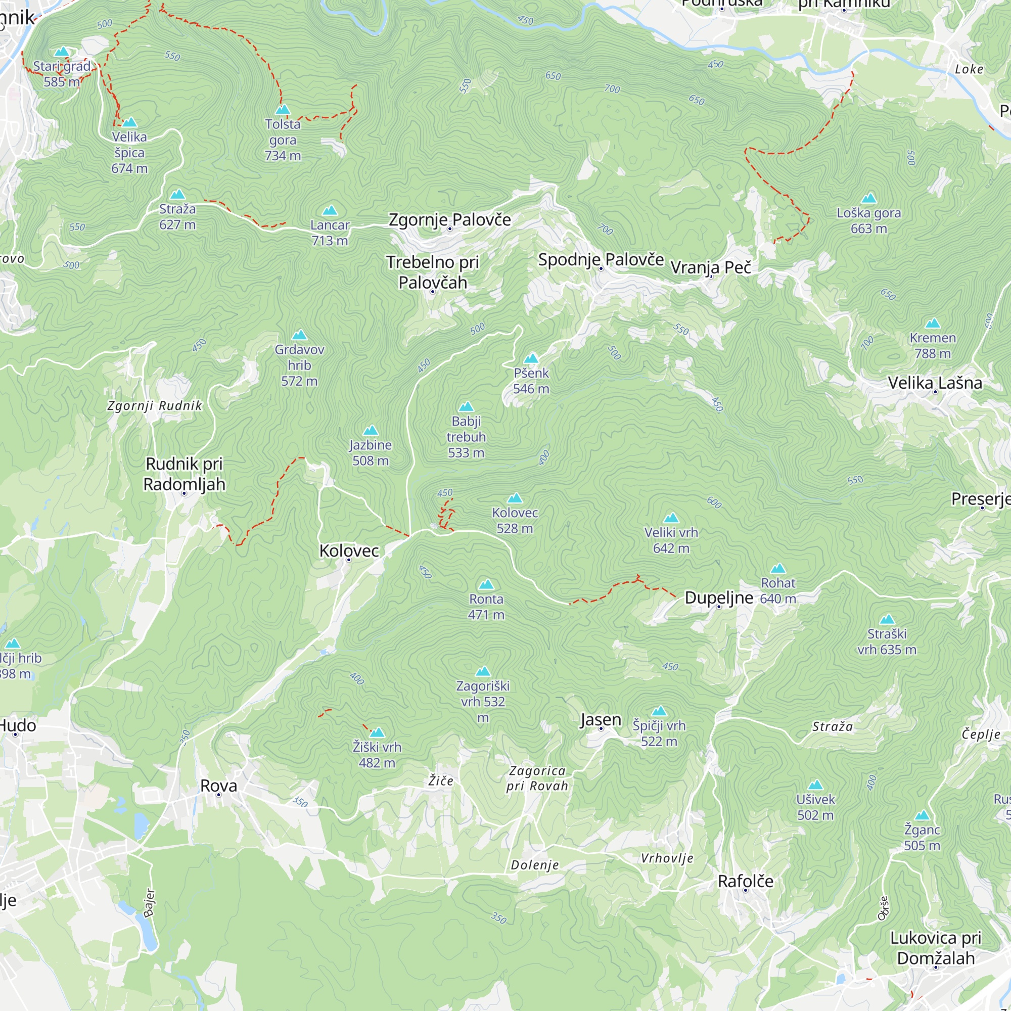 Lovski dom LD Domžale map