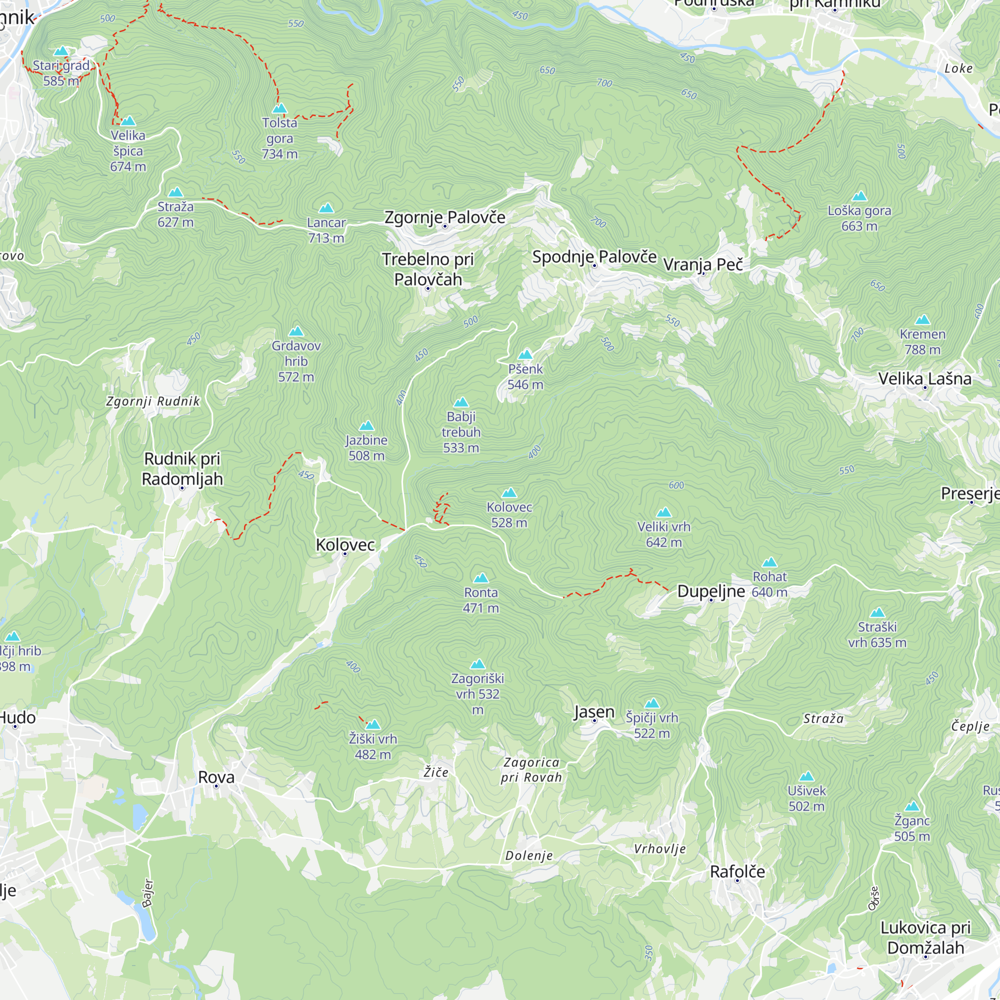 Lovski dom LD Domžale map