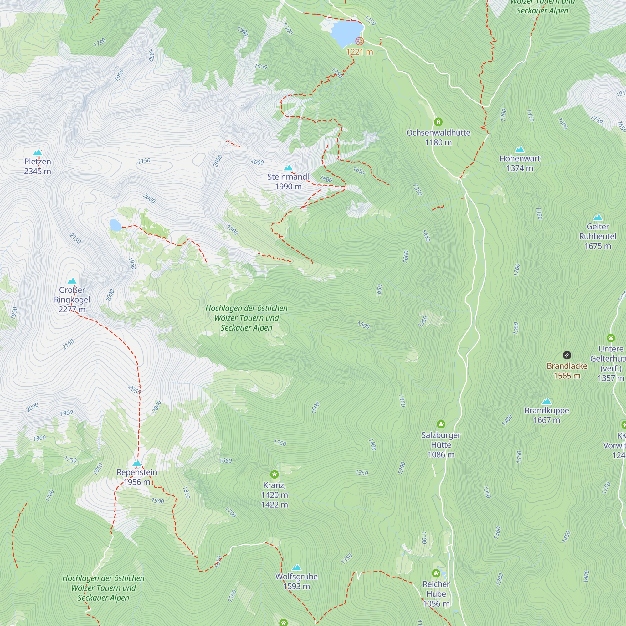 Madlhütte map