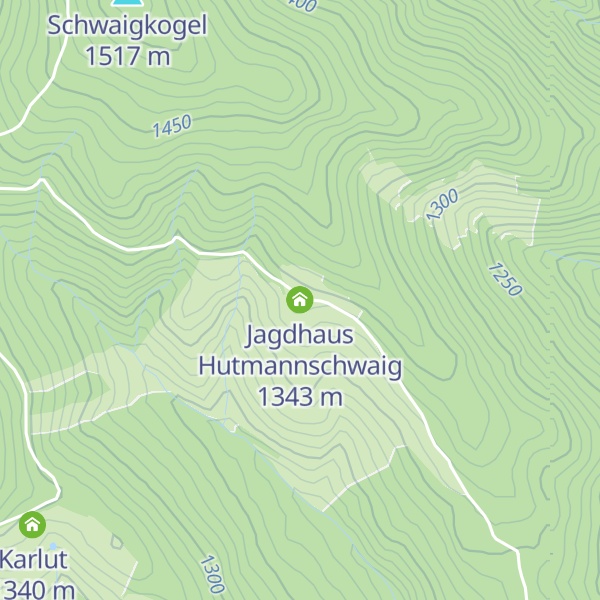 Map of Jagdhaus Hutmannschwaig