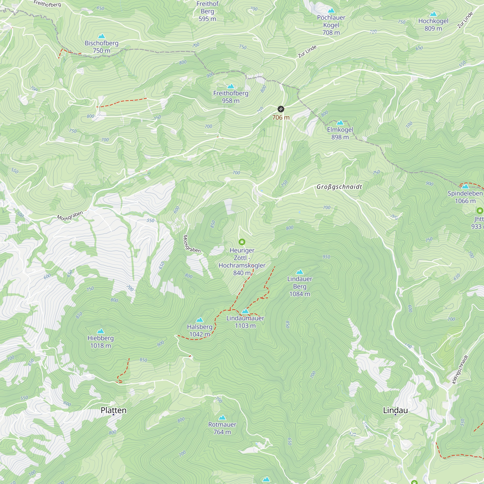 Heuriger Zöttl - Hochramskogler map